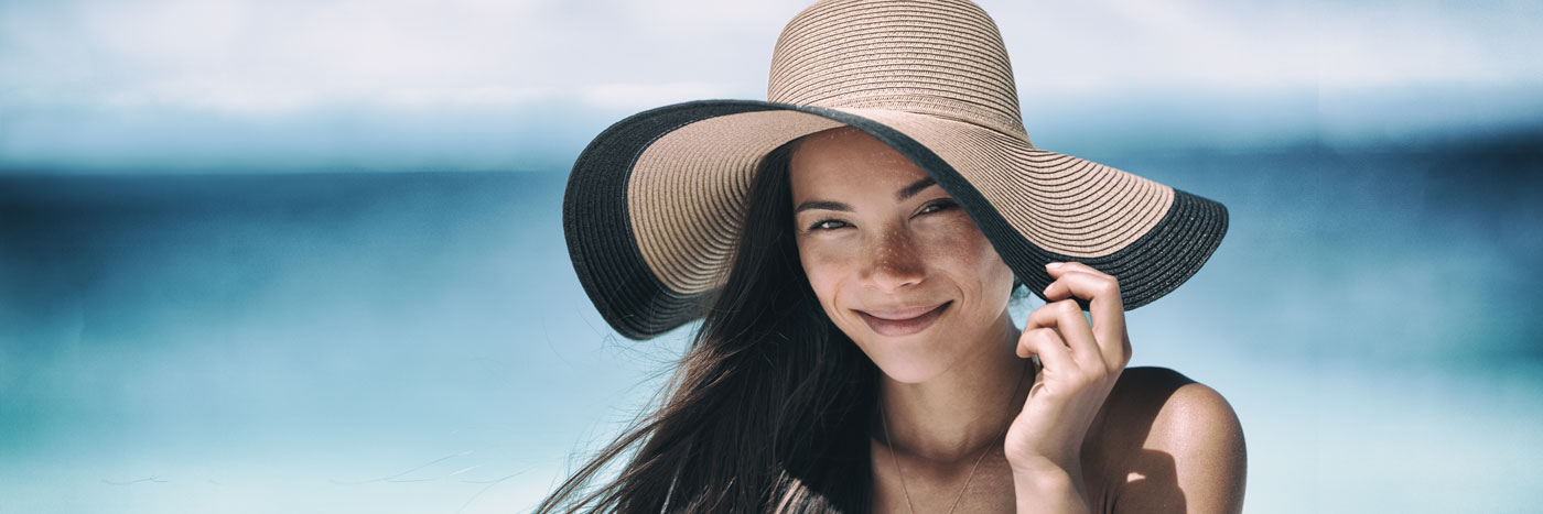 Maison du Laser - Les danger du soleil - se protéger avec un chapeau